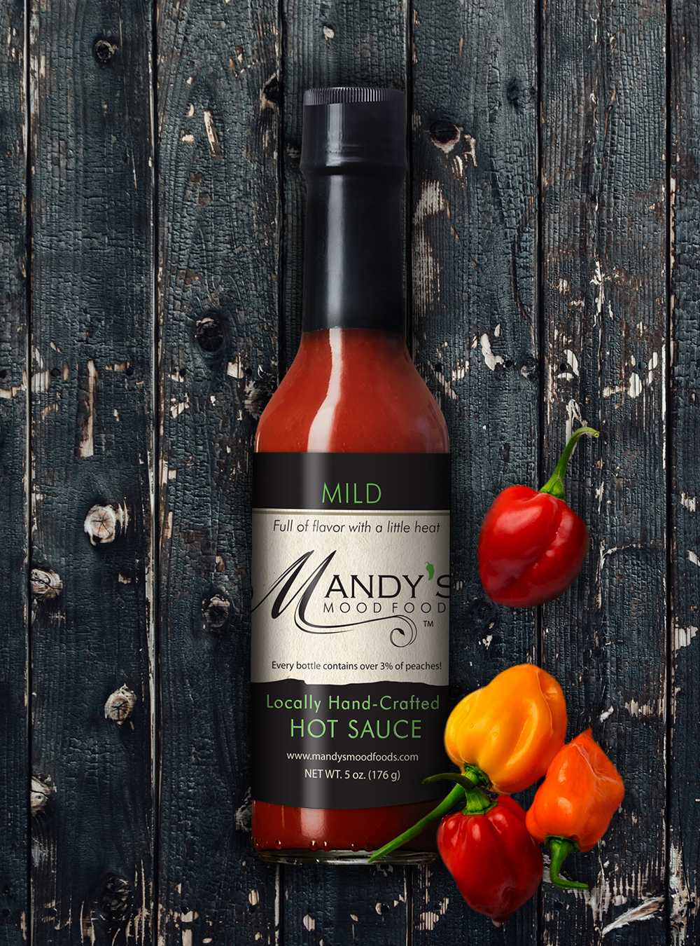 Mild Hot Sauce - Mandy's Mood Foods - Not for the Faint of Heart - Hot ...